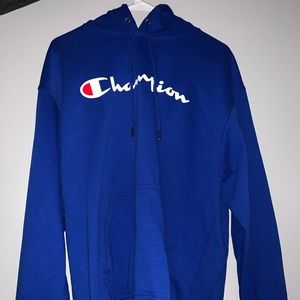 Blue Champion hoodie